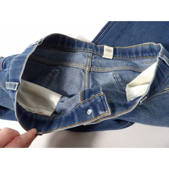 Vintage Levi Brown Tab 90s Jeans 40x32 Grandpa Straight Stretch 90s 1998 READ - Picture 7 of 16